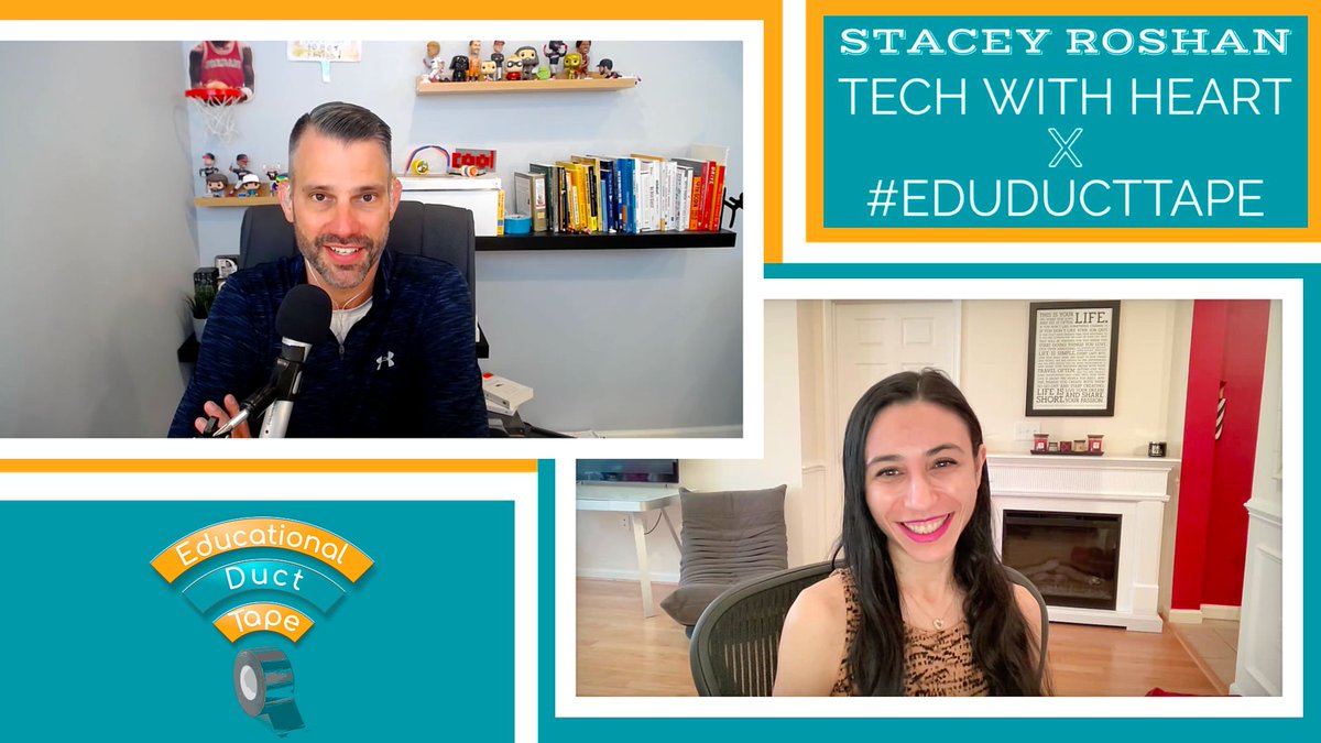 ❤️  #TechWithHeart      x      🦆  #EduDuctTape

Check out this video--or podcast episode--where @BuddyXO discuss the similarities in our #EdTech Integration Mindsets!

#GoogleEdu #GoogleET #TeachWithChrome #TLAP #TOSAChat #KidsDeserveIt
jakemiller.net/eduducttape-ep…