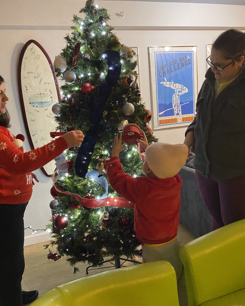 We are decked out for the holidays at Christopher's Haven with the help of our little elves!