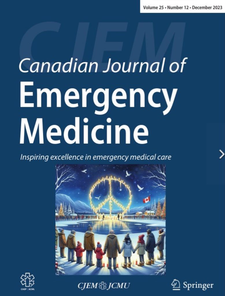 We at CJEM, hope that we facilitate constructive discussion within the Canadian Emergency Medicine community. We wish you all a happy and peaceful holiday season and look to the new year together with hope, no matter which college certificate any of us have.🙏🇨🇦 @CAEP_Docs