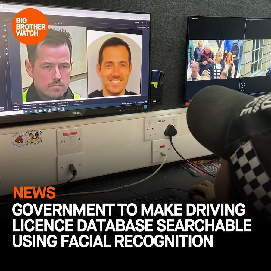 'Your driving licence image could soon be added to a HUGE #police #facialrecognition database.' #surveillance #snooperscharter buff.ly/3RBvHzs