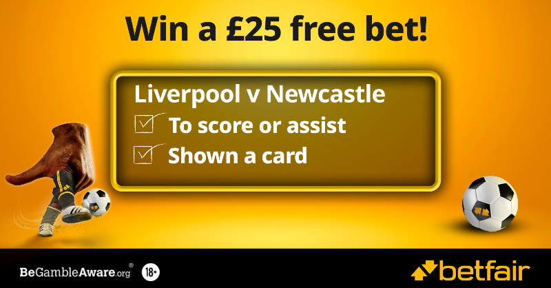 Betfair's tweet photo. 🎁 Bet Builder competition!

✅ To be in with a chance of winning, follow us, repost and reply with:

⚽️ Player to score or assist
🟨 Player to be shown a card

Click below for T&amp;C's...