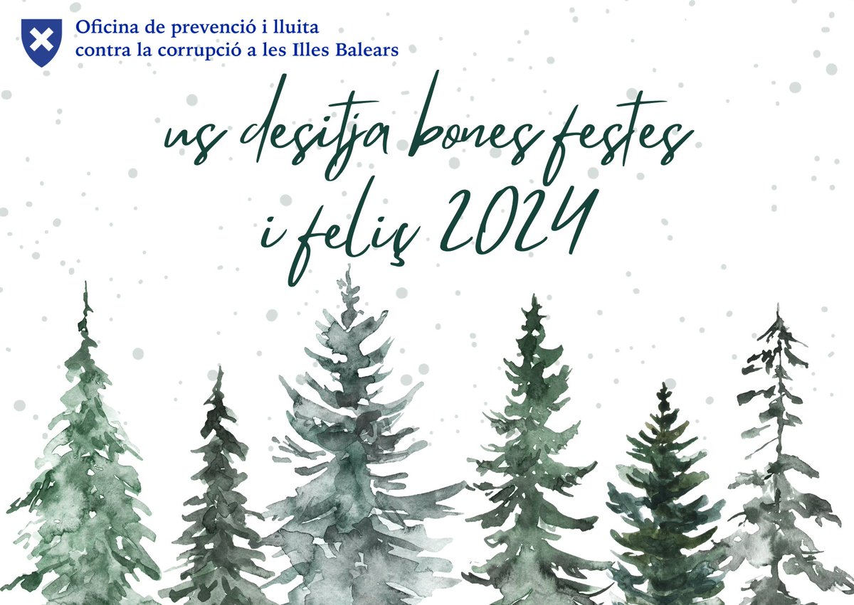 L'Oficina us desitja bones festes i feliç 2024