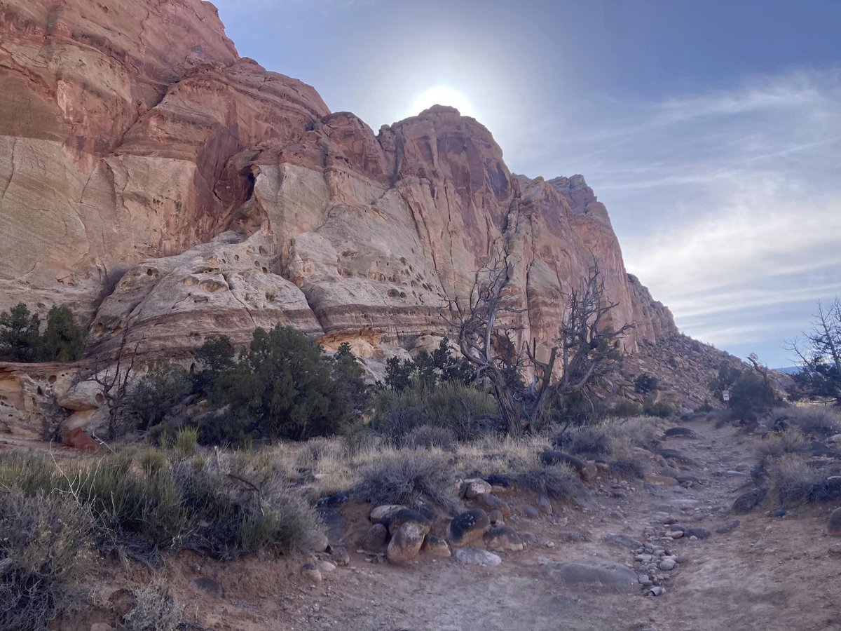 On the Solstice, we went deep into the wisdom of geologic time… There is an intelligence that has been at work for billions of years. It is the creative expression of water to carve life into the rocks of our magnificent Earth. Yesterday we hiked into Capitol Reef -- feeling…