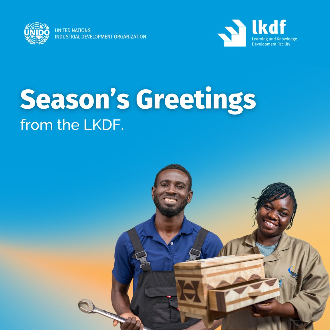 UNIDO's #LKDF extends heartfelt wishes for a joyous festive season to everyone. 🎉 Here's to another season of successful skills development projects and continued collaboration in the upcoming year. We thank you for being part of our journey!