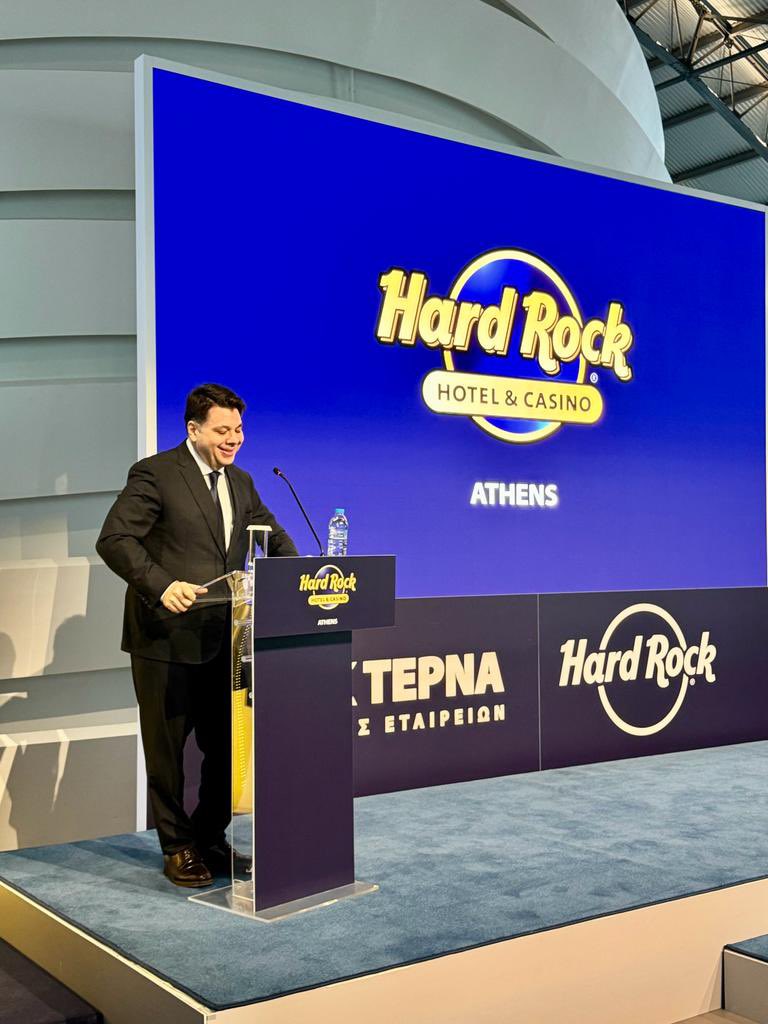 Excited to be a part of the groundbreaking of Greece’s own Hard Rock Integrated Resort and Casino.