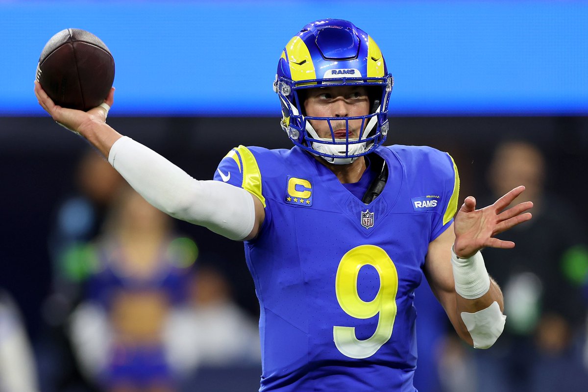 In 2012, Calvin Johnson set the NFL single season record with 1,964 receiving yards. His QB was Matthew Stafford. 

In 2021, Cooper Kupp had the second most receiving yards in a single season in NFL history with 1,947. His QB was - and still is - Matthew Stafford. 

Puka Nacua