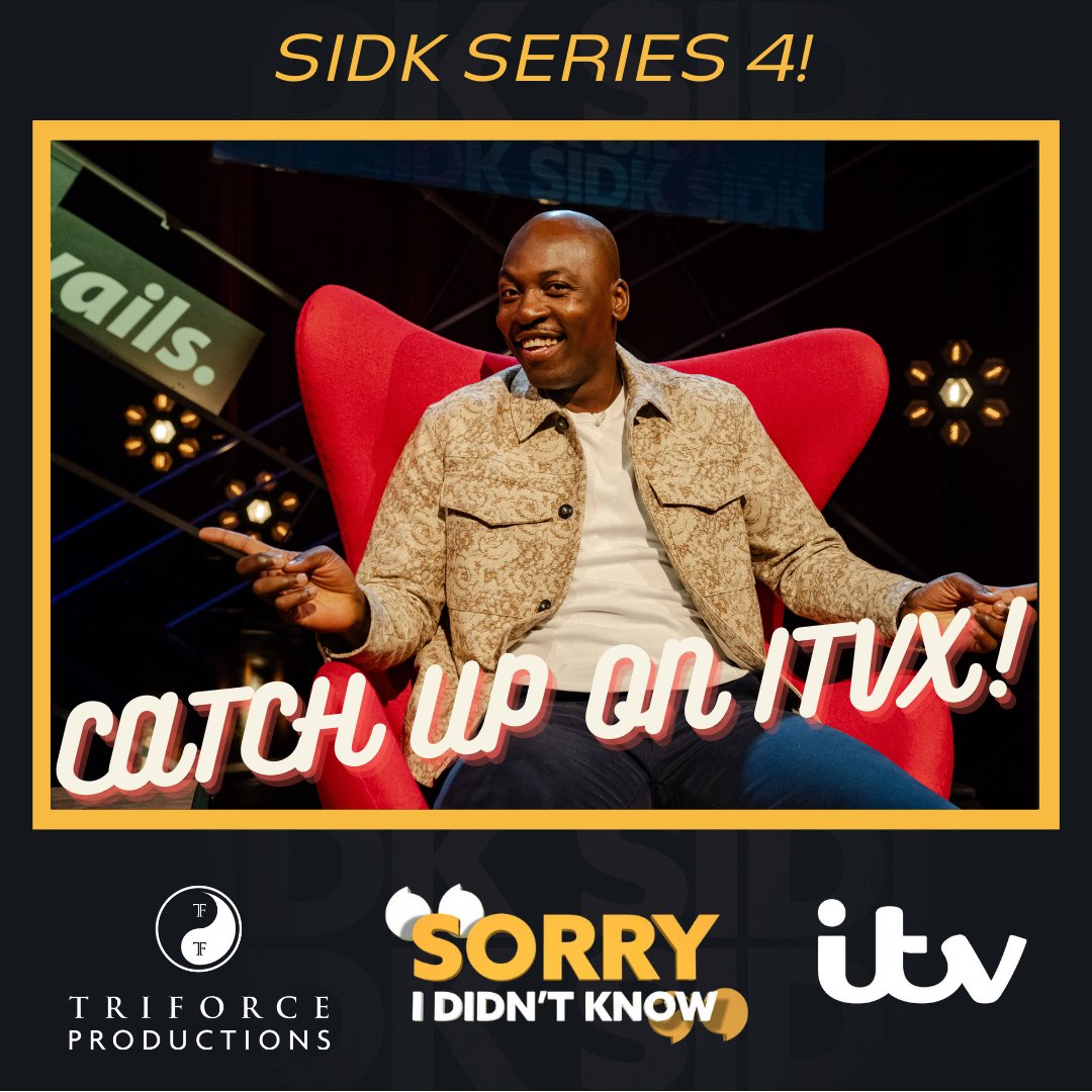 🎉START THE NEW YEAR WITH SIDK!🎉 @EddieKadi wants you to tune in to ITVX and catch up on the BRAND NEW SERIES of Sorry, I Didn't Know! 🔗See #linkinbio #SIDK #SoonCome #BlackUK #BlackExcellence #UKBlackTalent #BlackBritish #AfroBritish #BlackInBritain