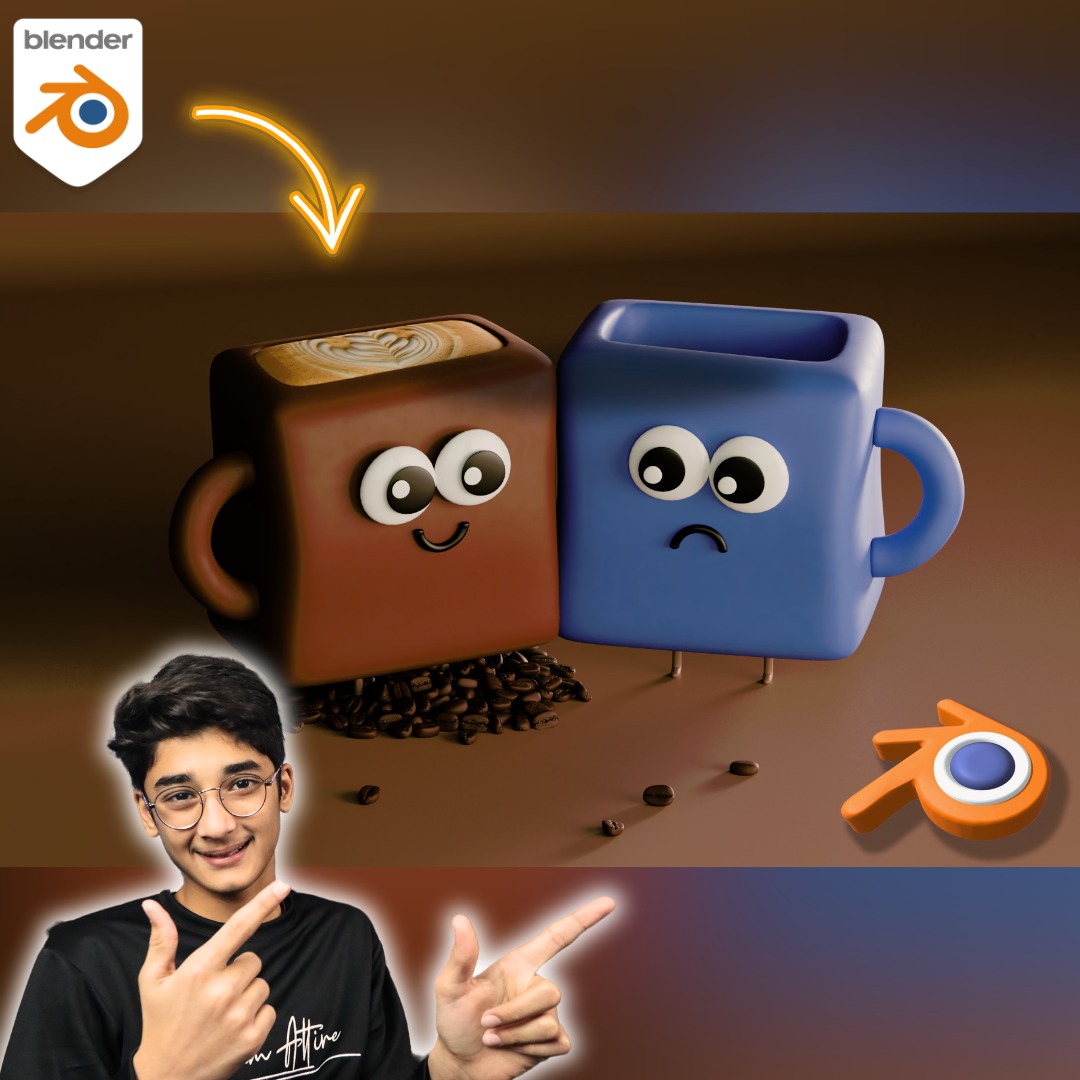 Let's Make Coffee Cup in Blender | Watch Full Video On YouTube Channel
#tutorial #blender #blender3d #blenderart #coffee #coffeeblender #coffee3d #coffeecup #coffeecupart  #3dcoffee #3dcoffeeart #3dcoffeecup #3dcoffeemug #blendercoffee #cutecoffee #CuteCoffeeMug #ahadanimates