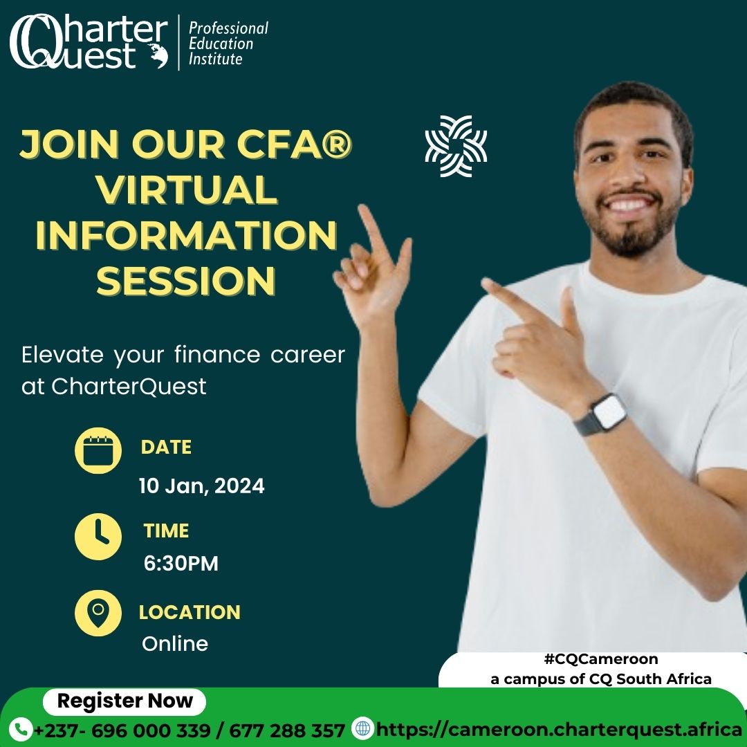 Do you need to know more about the CFA program? Register for our Free CFA Virtual Information Session 
#CFAProgram #cfainstitute #cfawareness #cfainfosession #cfa2024