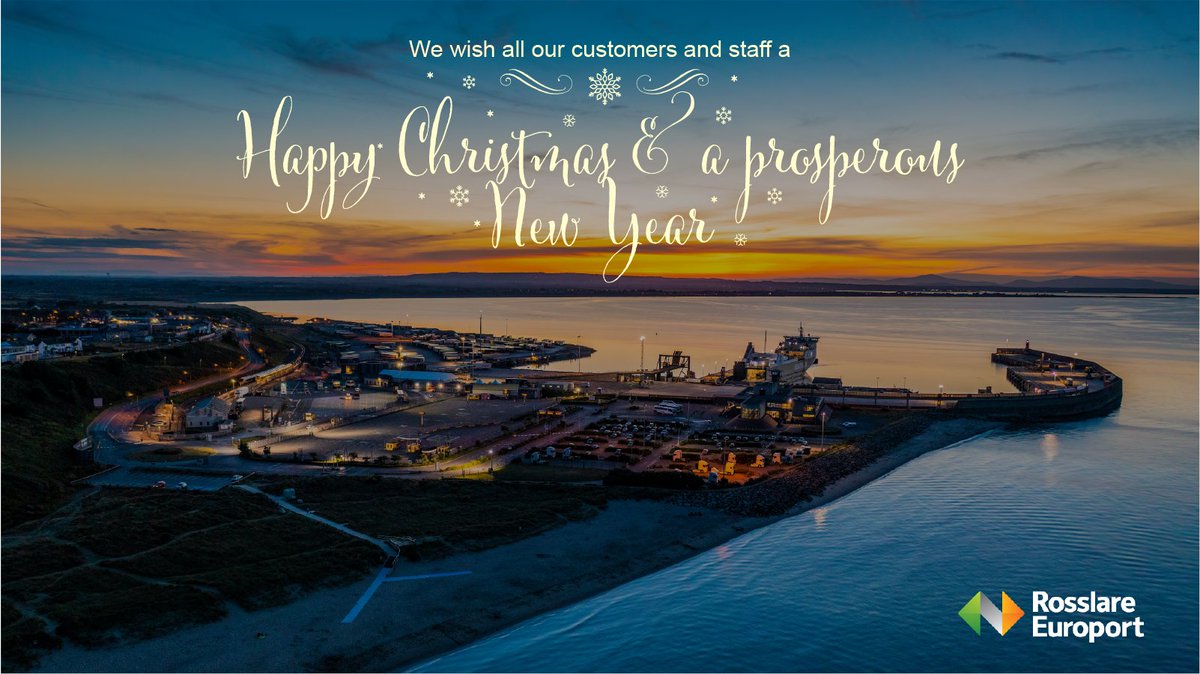 Rosslare Europort would like to take this opportunity to wish all our valued customers and staff a very Happy Christmas and a prosperous new year. As we reflect on the past year, we are truly grateful for your unwavering support, contribution, and efforts. 🎅 🎄