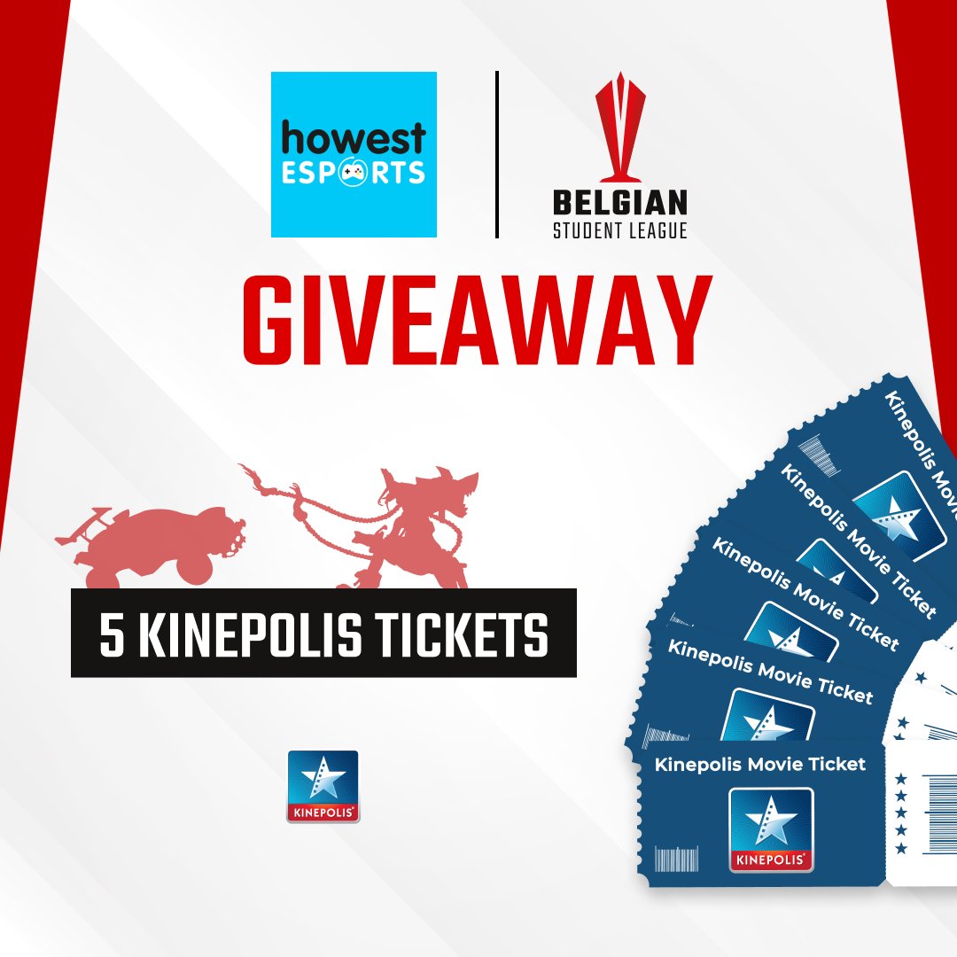 Belgian Student League (@studentleaguebe) on Twitter photo Happy Holidays! Let's celebrate with some movie tickets! We are giving away 5 tickets for <a href="/Kinepolis/">Kinepolis België</a> together with <a href="/Howest_Esports/">Howest E-sports</a> !
How can you win?
➡️ Like and retweet this post
➡️ Follow <a href="/Howest_Esports/">Howest E-sports</a>
➡️ Follow <a href="/StudentLeagueBE/">Belgian Student League</a>
Winner announced: Jan 2
*Also on Instagram Happy Holidays! Let's celebrate with some movie tickets! We are giving away 5 tickets for <a href="/Kinepolis/">Kinepolis België</a> together with <a href="/Howest_Esports/">Howest E-sports</a> !
How can you win?
➡️ Like and retweet this post
➡️ Follow <a href="/Howest_Esports/">Howest E-sports</a>
➡️ Follow <a href="/StudentLeagueBE/">Belgian Student League</a>
Winner announced: Jan 2
*Also on Instagram