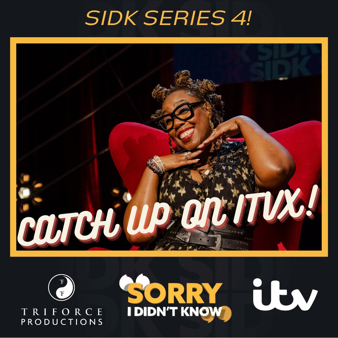 🎉START THE NEW YEAR WITH SIDK!🎉 @ChizzyAkudolu wants you to tune in to ITVX and catch up on the BRAND NEW SERIES of Sorry, I Didn't Know! 🔗See #linkinbio #SIDK #SoonCome #BlackUK #BlackExcellence #UKBlackTalent #BlackBritish #AfroBritish #BlackInBritain