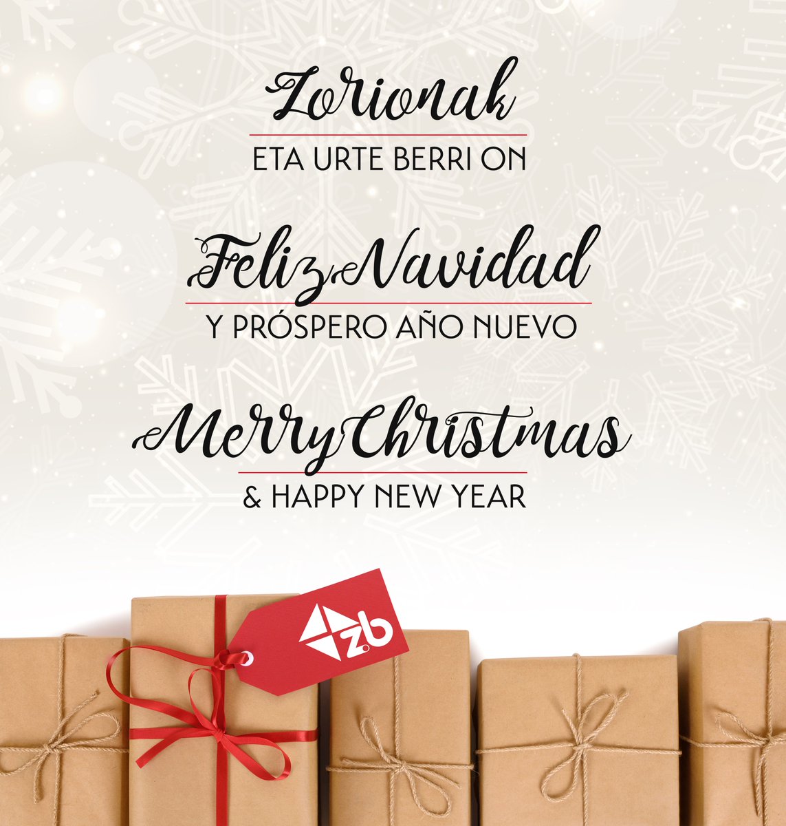 Gabon Zoriontsuak eta Urte Berri On! 🎄
Feliz Navidad y Próspero Año Nuevo! 🎄