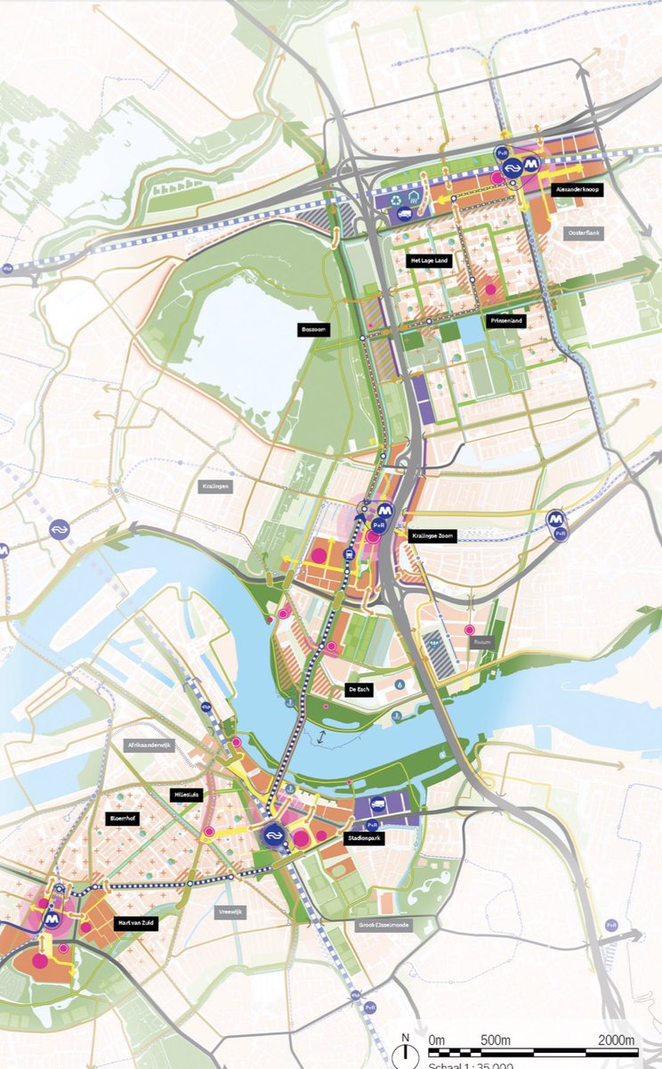 Gisteren stelde de raad het plan voor de Oostflank vast. Hier komen 30.000 nieuwe woningen, een derde stadsbrug, een nieuw NS station en een openbaar vervoerverbinding. Wij hadden liever een metrotunnel gezien, maar goed dan eerst maar dit en dan alsnog die metro!