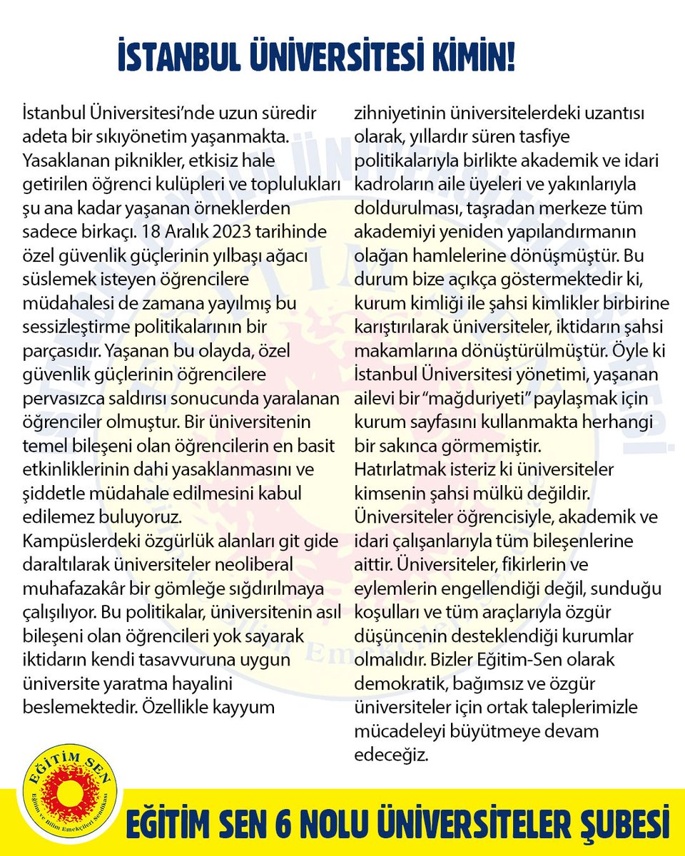 Egitim Sen İst 6 (@egitimsenist6) on Twitter photo 