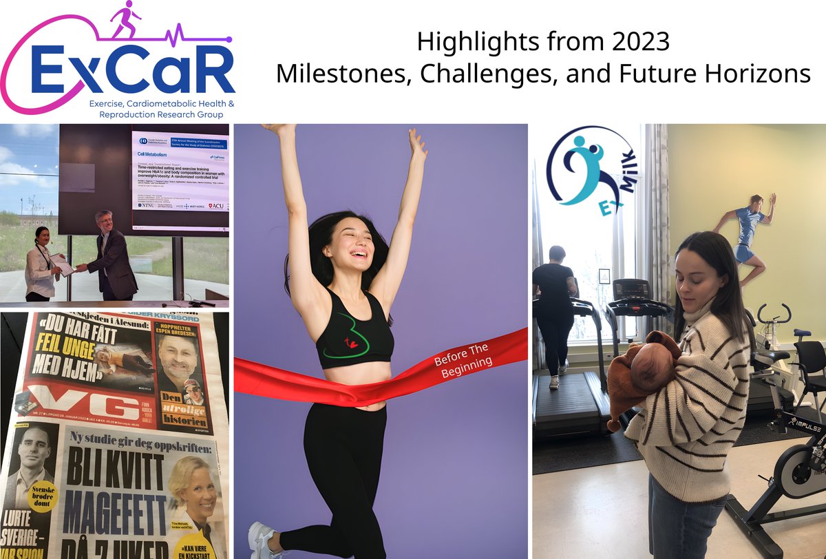 🌟 2023 Wins! 🏆 Media buzz on time-restricted eating &amp; high-intensity interval training! 🔄 New study: tinyurl.com/4dh3yfxe Kudos to <a href="/K_LaHaganes/">Kamilla La Haganes</a>! Thanks to moms &amp; babies in BEFORE THE BEGINNING trial! 🤱 ExMilk Project: DM for info! #Health #Research 🚀 #Science