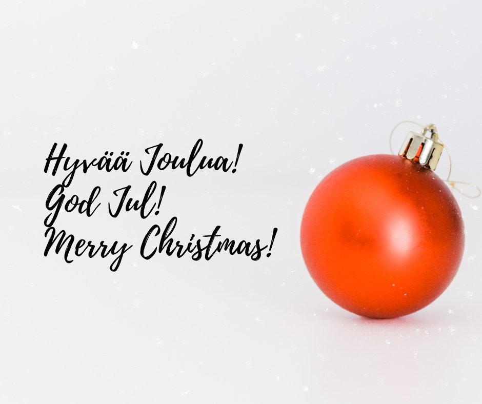 Rauhaisaa joulua ja lämpöinen kiitos tästä vuodesta! Olemme saaneet taas olla hetken mukana sadoissa yritystarinoissa ja nähneet sen voiman, joka yrittäjissä asuu. Kiitos myös kaikille kumppaneille, joiden kanssa saamme päivittäin työskennellä kohti yhteistä huomisvoimaa!