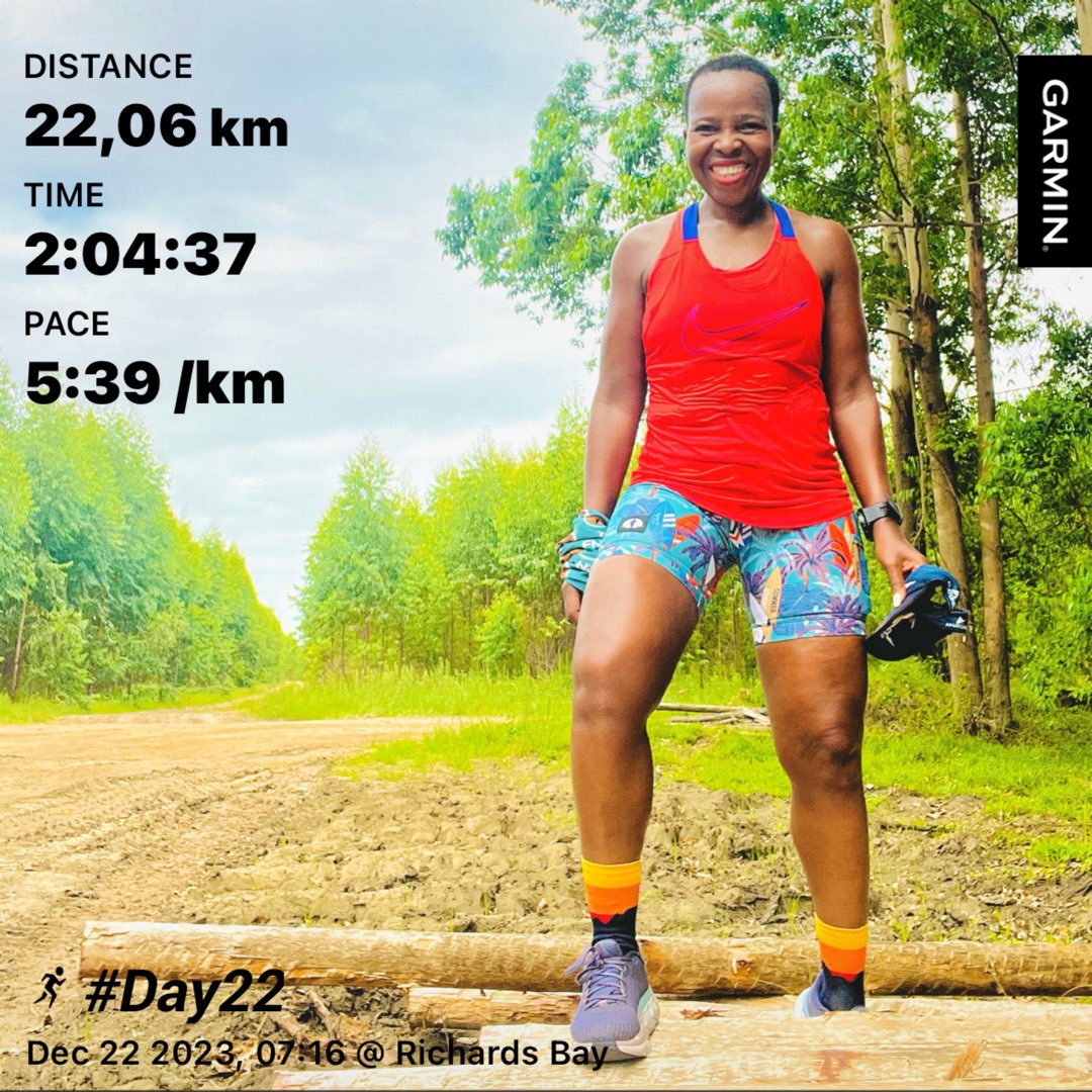 #Day22 #DecemberChallenge #31DaysChallenge #KaMdunge #TheQueen #Running #Runners #SocialRunners #IPaintedMyRun