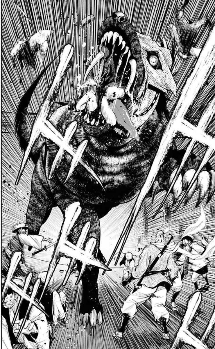 ジェヴォーダンの獣と忍者の爺ちゃんが黒船の中で戦う狂った漫画があるんですよ…シノビノっていうんですけど