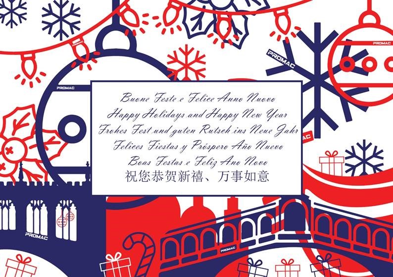 PROMACsrl's tweet image. @PROMACsrl wish you all Happy Holidays and Happy New Year!
#promac #promaccncmachinetools #madeinitaly #macchineutensili #Etesian #Levante #Sharav #Zephyr #5assi #lavorazionimeccaniche #stampi #machinetools #cncmachinetool #cncmachining #5axis #5axiscnc #moldes #molding