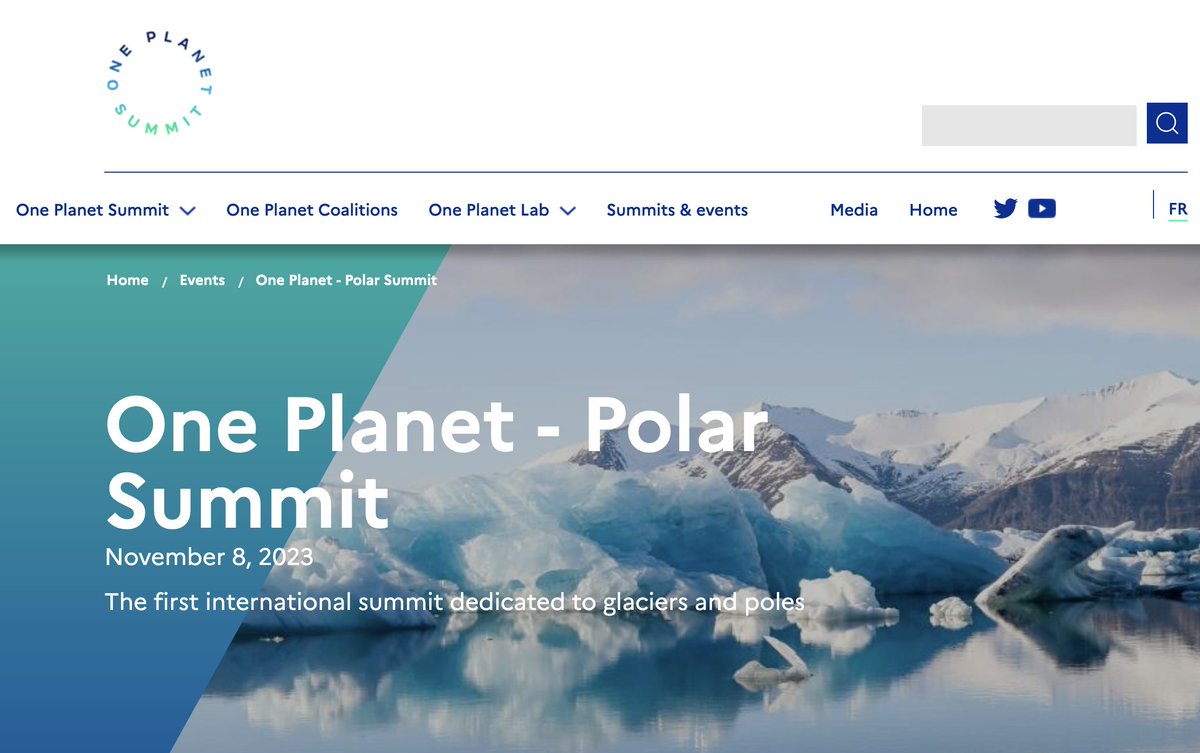 Follow the One Planet Polar Summit 2023 on Youtube! youtube.com/playlist?list=… @SCAR_Tweets @oneplanetsummit