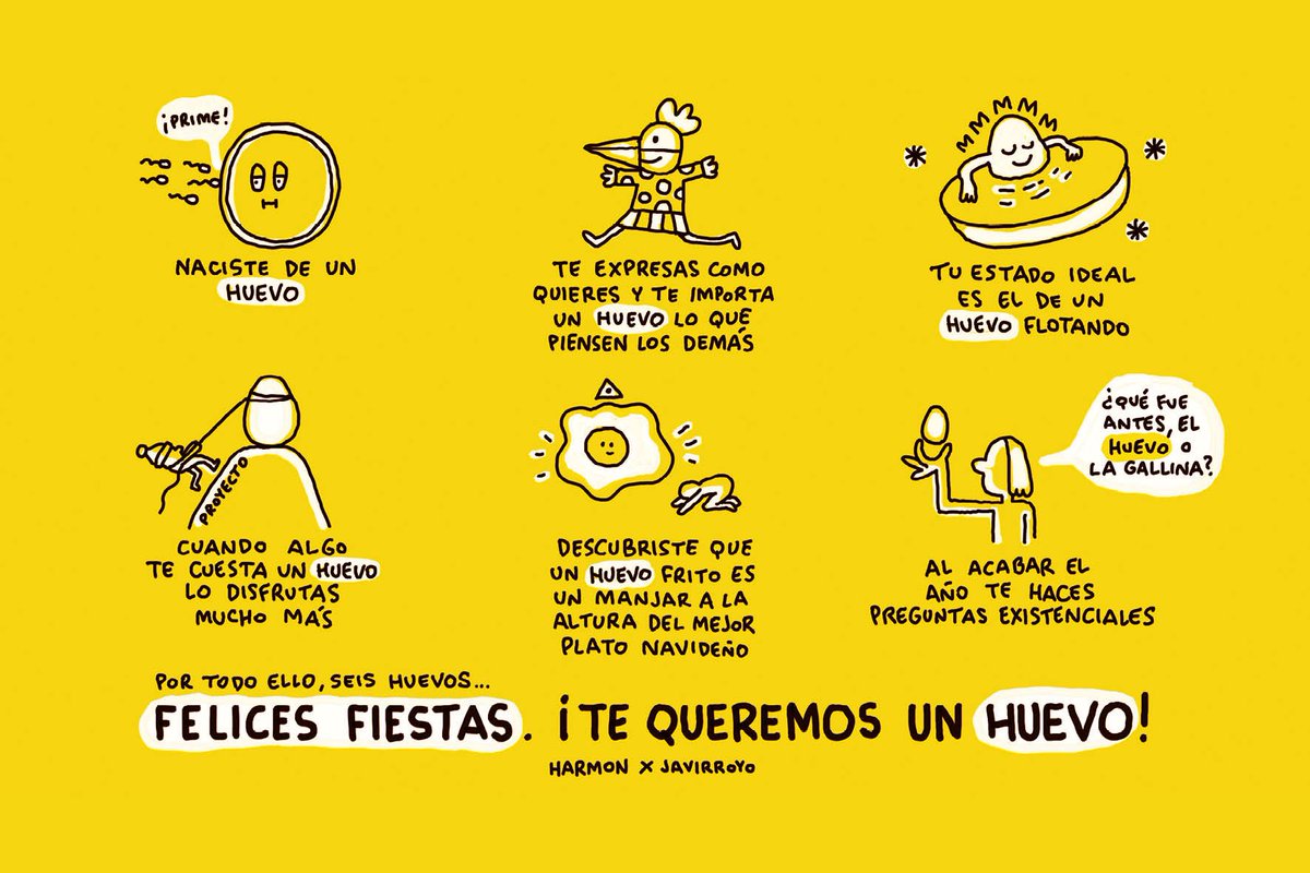 SomosHarmon's tweet image. Felices fiestas de parte de todo el equipo Harmon. 
Gracias a vosotros, seguimos siendo más.
Como sabéis, os queremos un huevo.