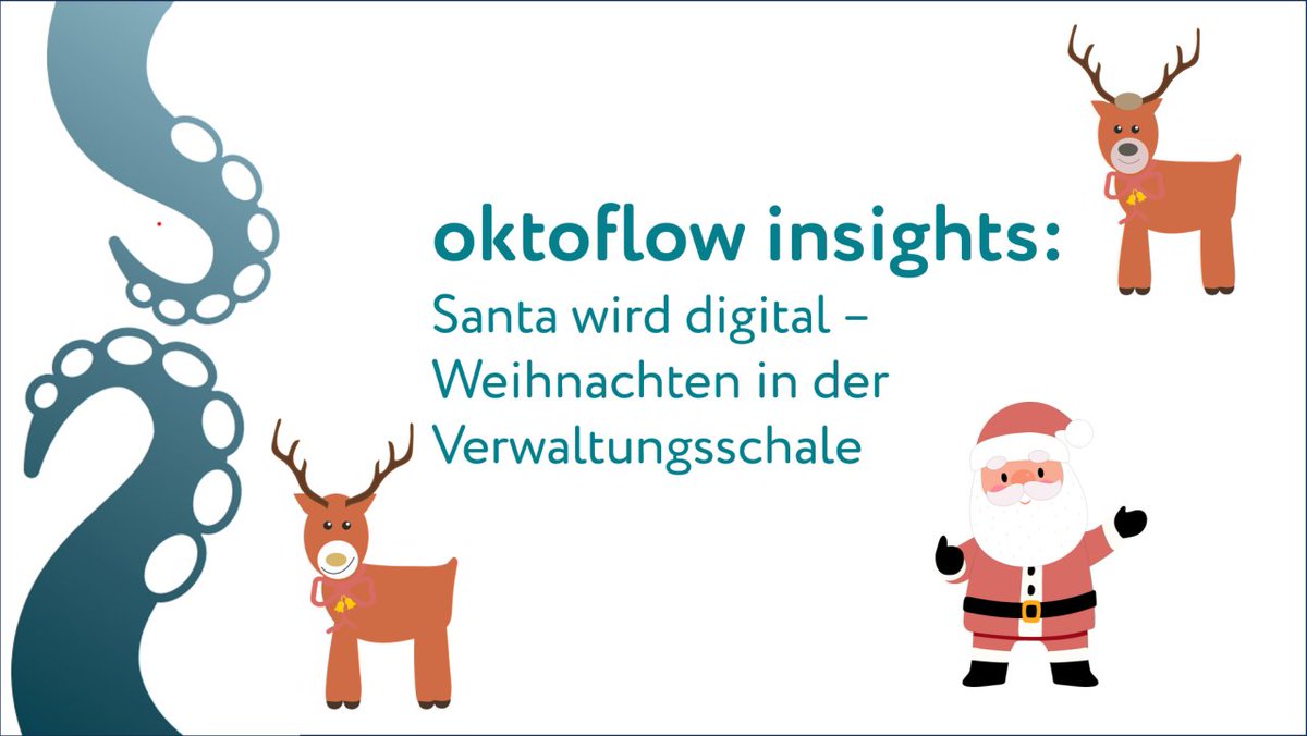 Wer #Industrie40 macht und #Verwaltungsschalen #AAS kennt, hat vielleicht Freude an der Frage, ob #Santa und seine Rentiere eine #Verwaltungsschale haben 😉 🎄

x.com/oktoflow/statu…

de.linkedin.com/pulse/aas-sais…