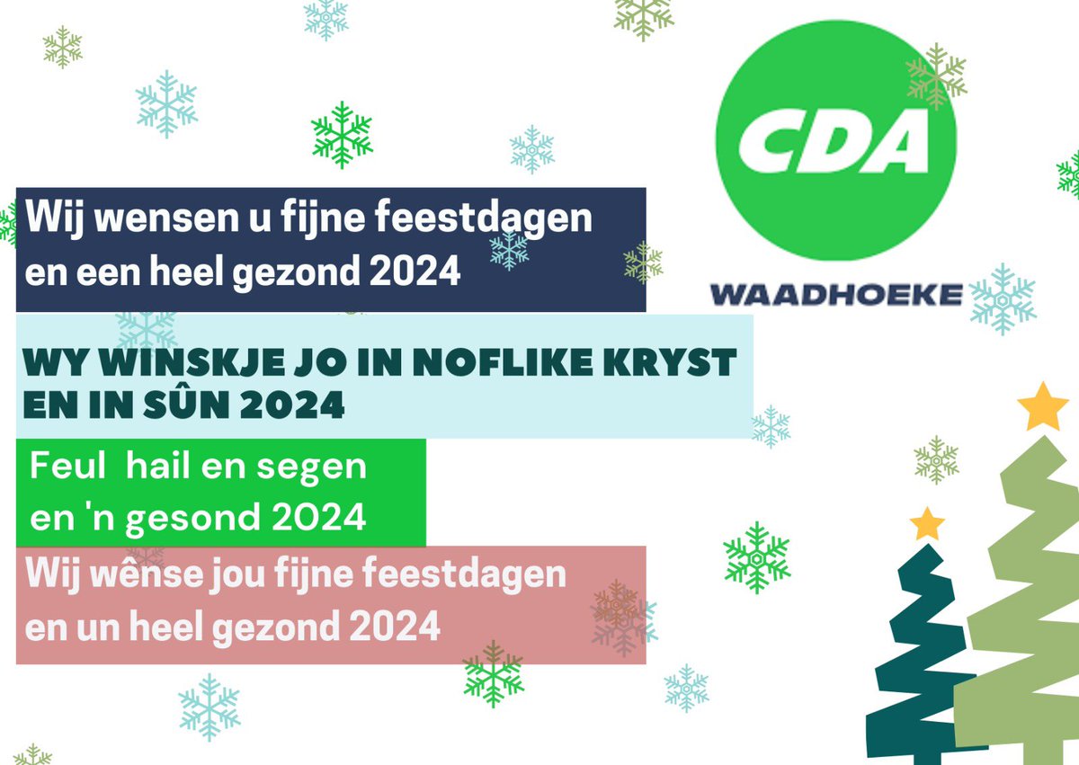 CDA Waadhoeke (@cdawaadhoeke) on Twitter photo 