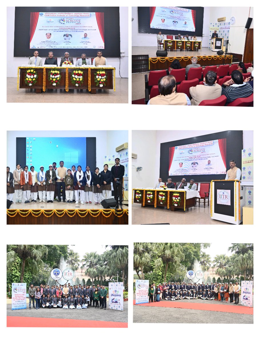 #IISF2023 Outreach event organised by @CSIR_IITR Lucknow on December 21, 2023.

@DrJitendraSingh @IndiaDST @cmohry @karandi65 @DBTIndia @CSIR_IND @CSIR_NIScPR @Vibha_India @nifindia @PIB_India @AkashvaniAIR @DDNational @PTI_News #ScienceInnovation #ScientificExploration