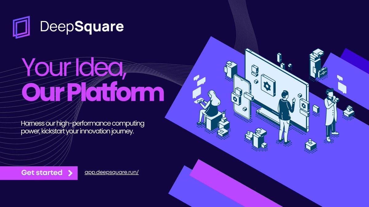 DeepSQUAREio's tweet photo. Developers, get ready to unleash your potential! With #DeepSquare's GPL3 licensed #CustomerPortal, create and execute custom jobs in an #HPC environment. It's time to shape your vision of computing without limits! 
Start building today: https://t.co/V1b15nnYQh https://t.co/XBetv48TPx