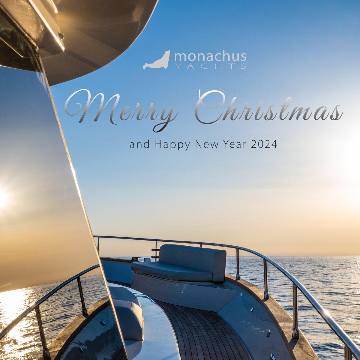 We wish you good winds in the coming year and that all your wishes come true. Enjoy the Holidays 🥰!!! -- monachusyachts.com
