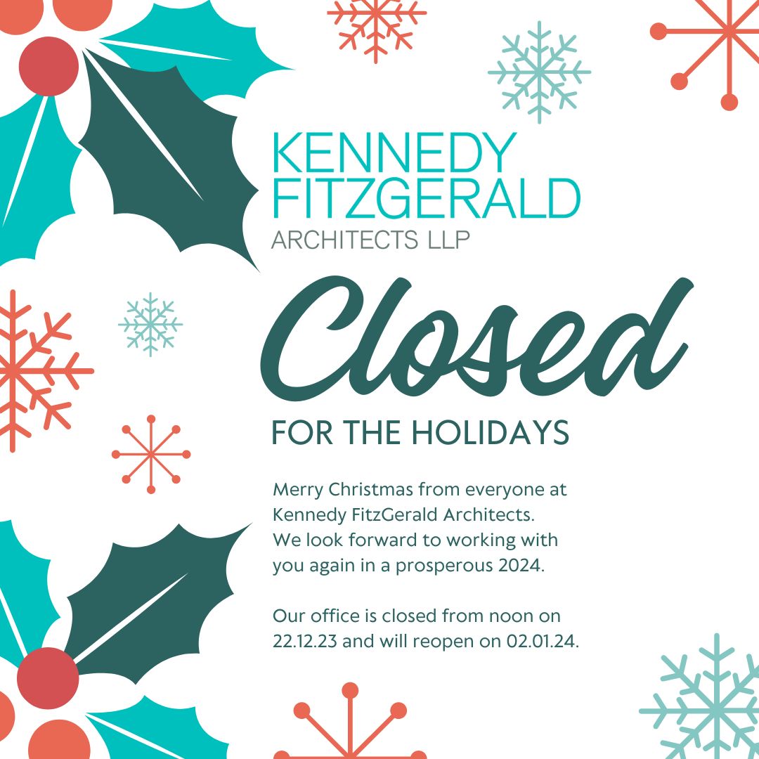 Merry Christmas from everyone at Kennedy FitzGerald Architects.