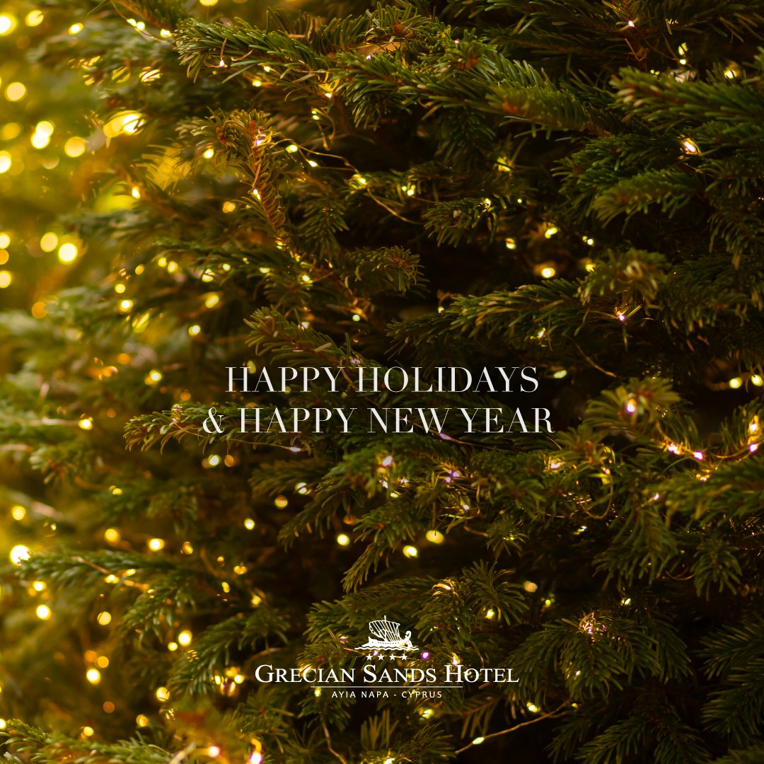 Warmest thoughts and best wishes for Happy Holidays and a Happy New Year from our Grecian Sands Team🌟 

May peace, love, and prosperity follow you always 💙

bit.ly/47N6xVH

#GrecianSands #GrecianHotels #Cyprus #Vacation