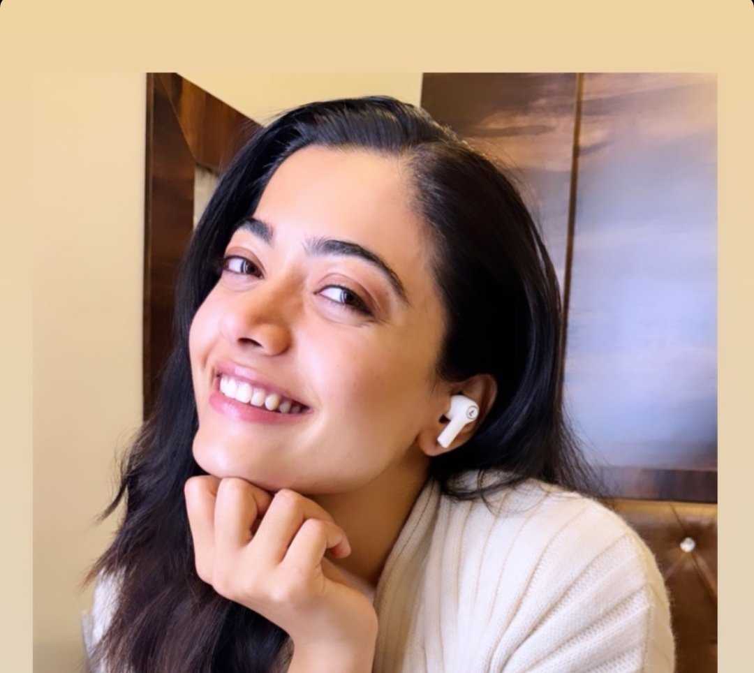 Already using @RockWithboAt earbuds because @iamRashmika is the brand ambassador of it 😊 #RashmikaMandanna ❤️