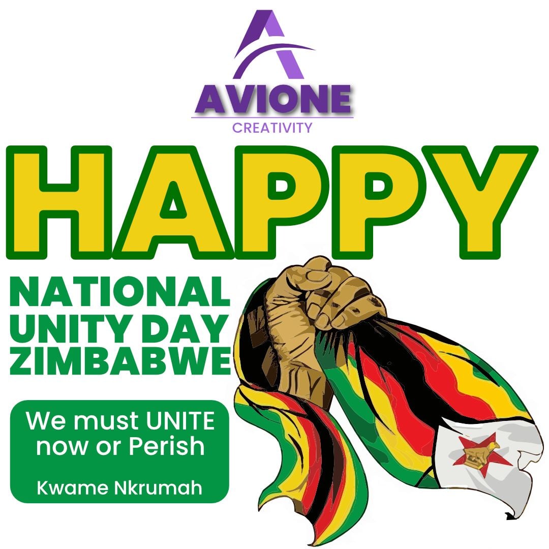 AvioneCreative's tweet image. Happy Unity Day, Zimbabwe! 🇿🇼 
#UnityInDiversity #ZimbabweUnity #AvioneCreativity