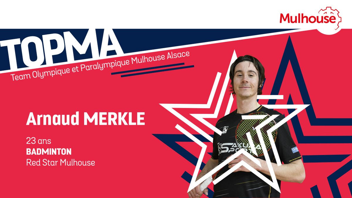 𝐷𝑒́𝑐𝑜𝑢𝑣𝑒𝑧 𝑙𝑒𝑠 𝑚𝑒𝑚𝑏𝑟𝑒𝑠 𝑑𝑒 𝑙𝑎 𝑇𝑂P𝑀𝐴 : 𝑇𝑒𝑎𝑚 𝑂𝑙𝑦𝑚𝑝𝑖𝑞𝑢𝑒 𝑒𝑡 𝑃𝑎𝑟𝑎𝑙𝑦𝑚𝑝𝑖𝑞𝑢𝑒 𝑀𝑢𝑙ℎ𝑜𝑢𝑠𝑒 𝐴𝑙𝑠𝑎𝑐𝑒.

Aujourd'hui, focus sur :

🏸 Arnaud Merklé
Badminton
Red Star Badminton

Son portrait 👉 mulhouse.fr/TDJ2024

#Paris2024