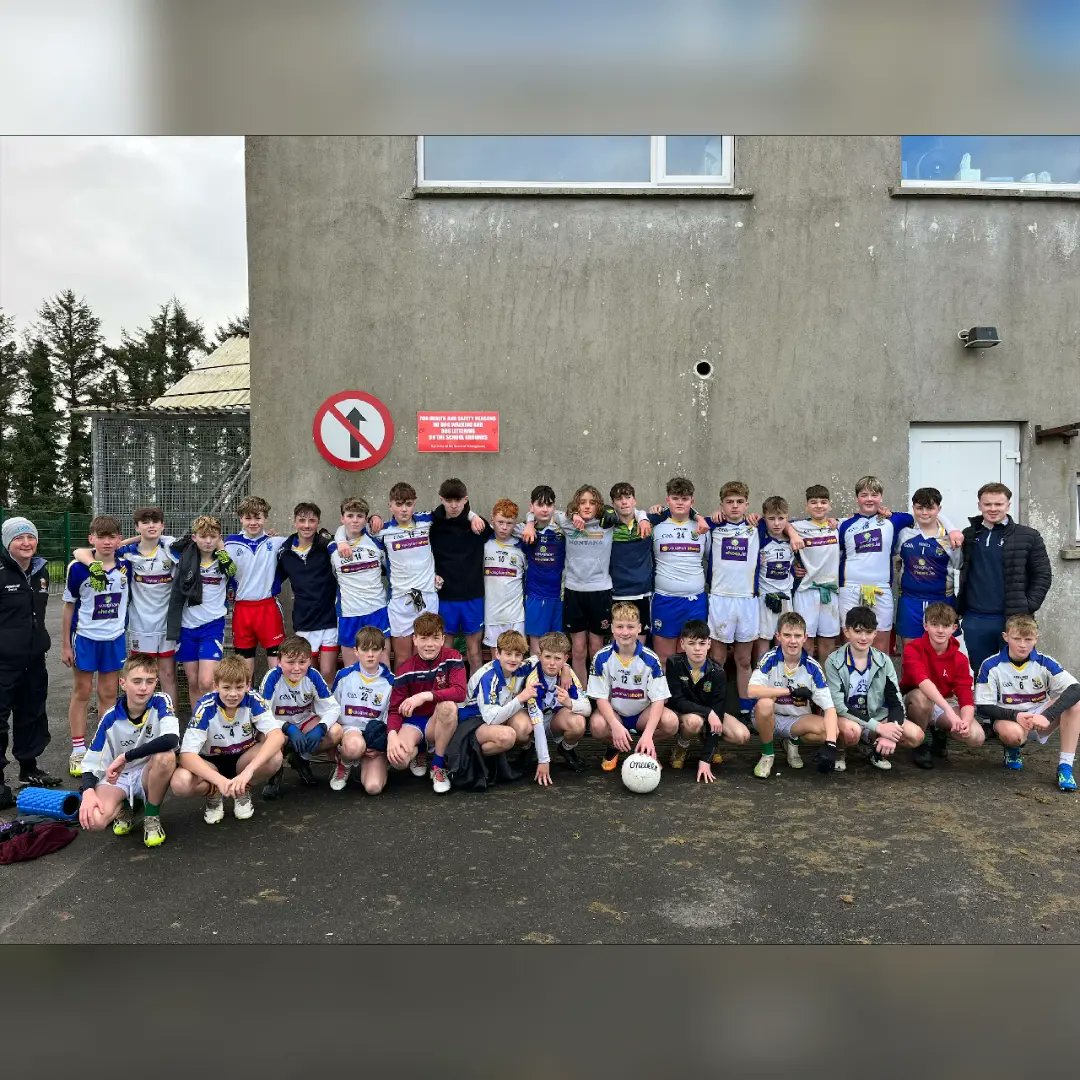 Pictured are our 1st year under 14 footballers.