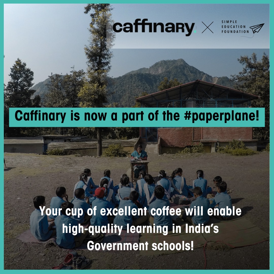 Simple Education Foundation🏳️🌈🏳️⚧️ (@sefconnect) on Twitter photo <a href="/caffinary/">Caffinary®</a> is now onboard the paper-plane!
We are proud to share that this festive season, innovative and tasty coffee makers, Caffinary are joining us on our mission to empower educators and build high-quality Government schools in India, and make a difference! #Education4All <a href="/caffinary/">Caffinary®</a> is now onboard the paper-plane!
We are proud to share that this festive season, innovative and tasty coffee makers, Caffinary are joining us on our mission to empower educators and build high-quality Government schools in India, and make a difference! #Education4All