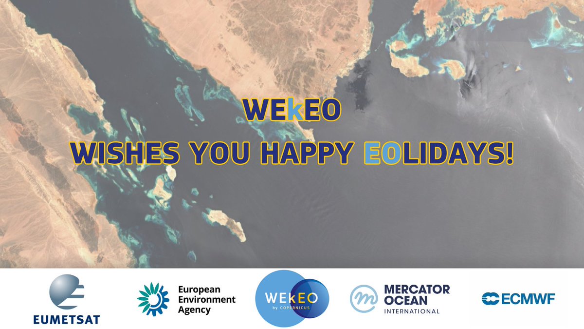 As 2023 is coming to a close, we wish the WEkEO community joy, peace, and discovery this holiday season 🎉 Cheers to a bright 2024, always in the name of #EarthObservation! 🛰️🌐 #WEkEO #Happy2024