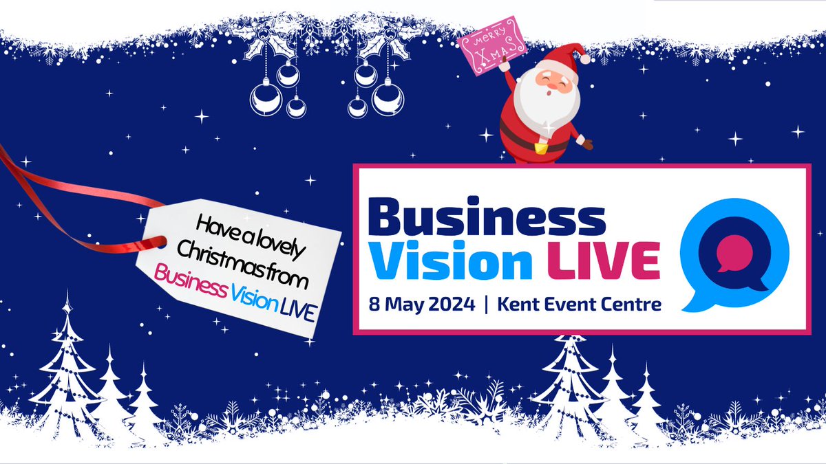 From everyone at #BizVisionLIVE have a very Merry Christmas and a Happy New Year!