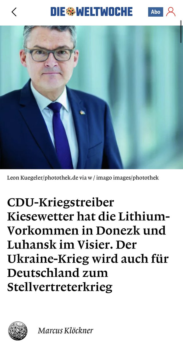 „Dieser Krieg kann nicht ohne die massiven Interessen der Nato-Staaten gedacht werden. Und diese Interessen haben, da hat Kiesewetter recht, auch mit einer «wirtschaftlichen Frage», zu tun. Ob das den hunderttausenden Toten, schwer verletzten und traumatisierten ukrainischen…