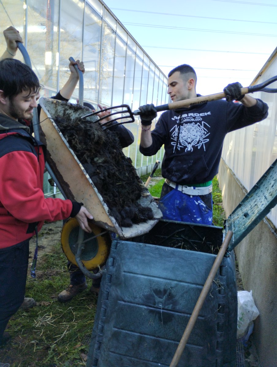 Lorezaintzako ikasleek,Sailburu ordetzako 'Ile konposta'-ren proiekturako konpost metak osatu zituzten.  3 meta desberdin osatu zituzten denera.
@fpeuskadi @ikaslangipuzkoa @KardalaLHII
@Kimika_DonBosco @Monte_Albertia
@Tknika #fraisoro #lorezaintza #ekonomiazirkularra #konpost