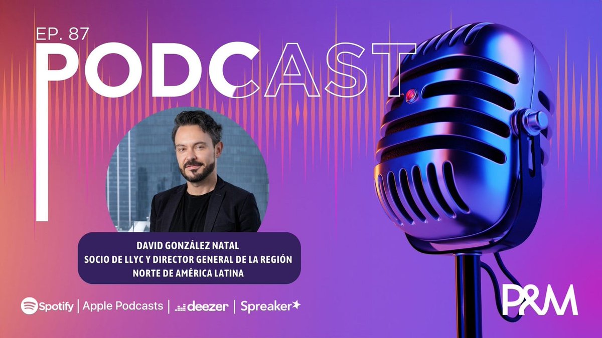 En el #PodcastP&M, @davidgnatal habló sobre el concepto Human-Centric y su importancia para las empresas. ¿Cómo este cambio de paradigma redefine estrategias e impulsa a las empresas hacia el futuro? Descubre los insights 👉ow.ly/bKYa30syELW