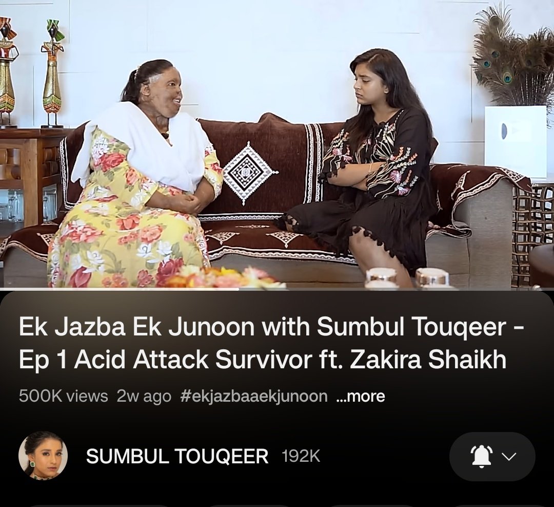 500k views on this. But It's not about views but the initiative she took to bring real life hero stories to the ppl. So it's reaching ppl which is awsm. Great 🤌🏻🧿 #SumbulTouqeerkhan #SumbulTouqeer #EkJazbaaEkJunoon