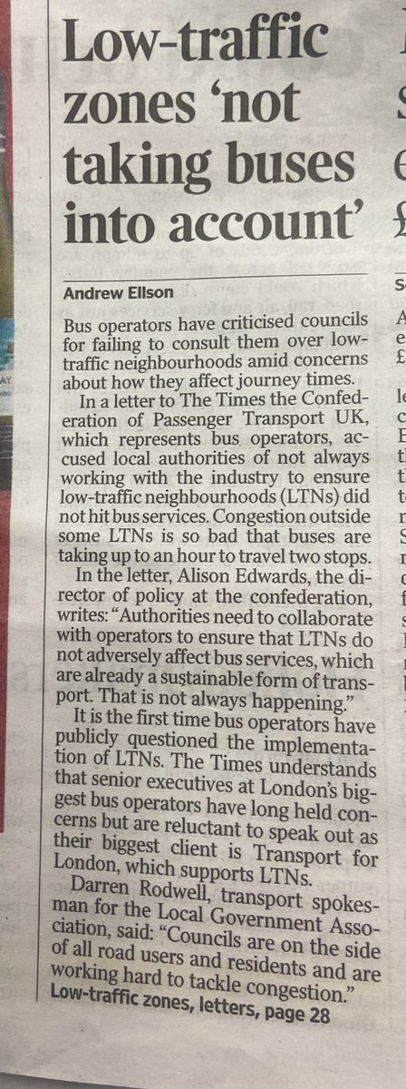 It’s clear to so many that LTNs are harming mobility for the majority Now bus drivers & association has addressed the delays caused by them & Local Authorities that impose them @LGANews @londoncouncils @transportgovuk @Mark_J_Harper @Togetherdec