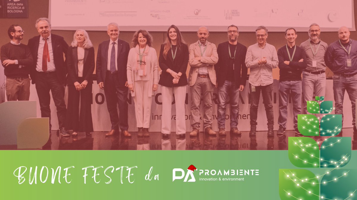 Il team di PROAMBIENTE augura a tutti Buone Feste e un Felice Anno Nuovo🎄

📣 Saremo chiusi dal 23 dicembre e riprenderemo la piena attività da lunedì 8 gennaio.