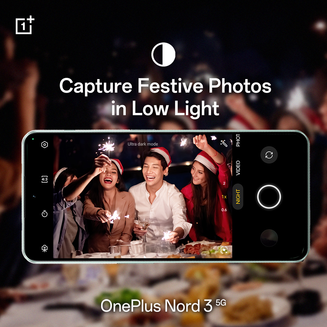 oneplusphl's tweet image. Let the #OnePlusNord3 5G 50 MP camera be your festive storyteller, capturing every merry moment in stunning high-definition. Create memories that shimmer with joy and last a lifetime! 📸🎄  

Order yours today on #OnePlusPH official pages: linktr.ee/oneplus_phl