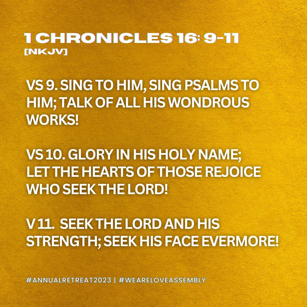 LoveAssembly's tweet image. DAY 3 - Annual Retreat 2023