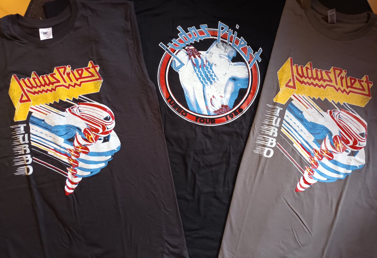 Judas Priest 🇬🇧🤘 - Turbo Tour 1986 Shirts 😍🤘
#JudasPriest #HeavyMetal  #Metalcollection #Metalcollection #Bandshirtfriday