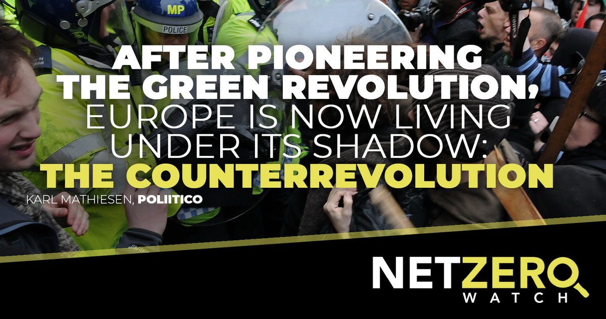 'No matter how many clean-energy jobs will be created in future, hundreds of thousands are being destroyed now. Freedoms — to drive, to consume without care — are being curtailed,' says @KarlMathiesen, 'the success of the green revolution will depend on whether policymakers and…